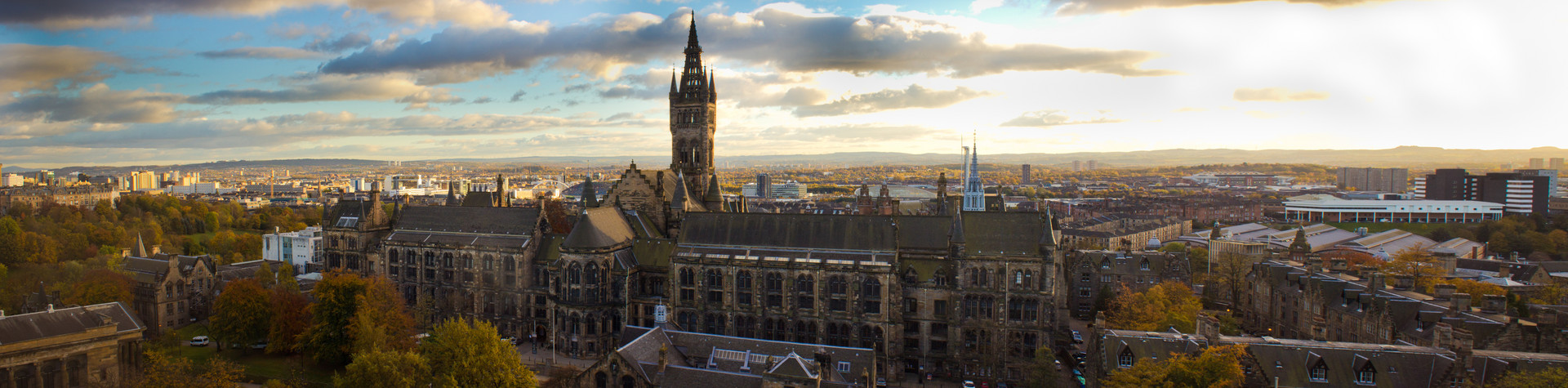 Photo credit: Wills Newman on visualhunt.com Panoramic view of the main building, University of Glasgow.